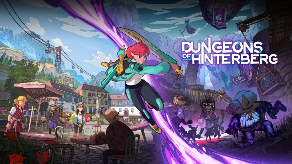 Capa do jogo Dungeons of Hinterberg, um dos melhores jogos indie de RPG e masmorras estratégicas