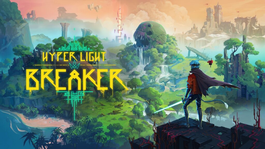 Capa do jogo Hyper Light Breaker, destaque entre os melhores jogos indie de ação e visual vibrante