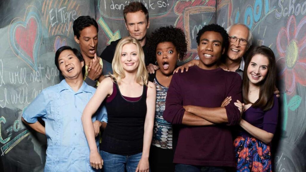 Personagens da série Community, entre os top 10 series de comédia e sitcom