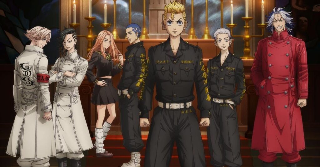 Imagem do poste da segunda temporada de Tokyo Revengers - Arco Tenjiku