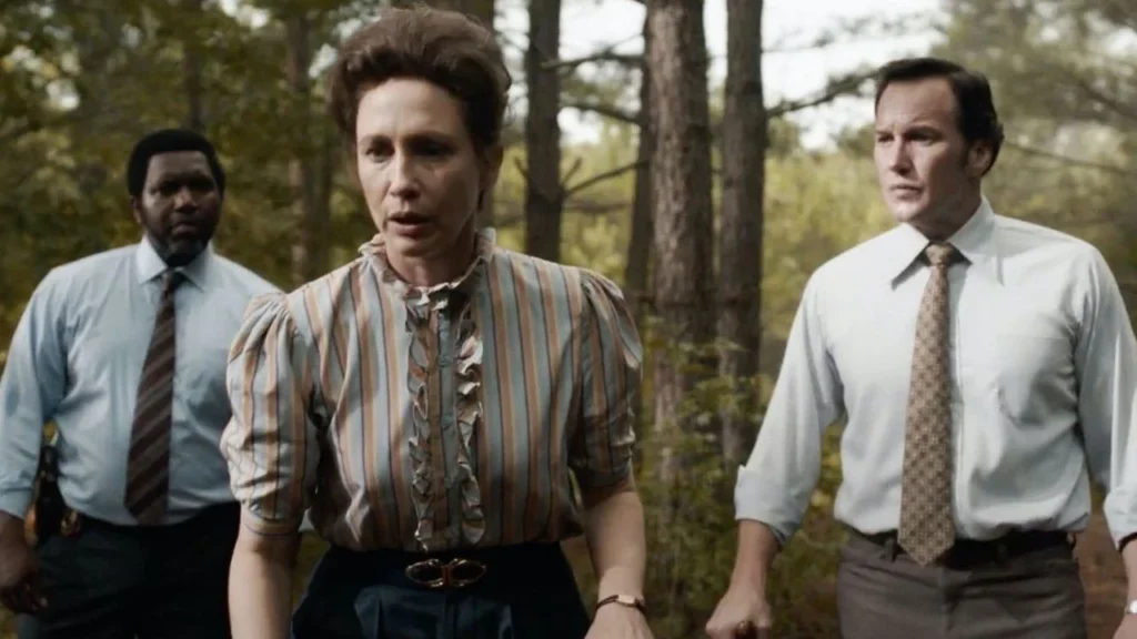 Ed e Lorraine Warren em cena de Invocação do Mal
