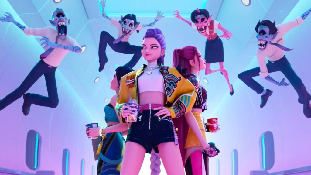 Pôster oficial de KPop Demon Hunters