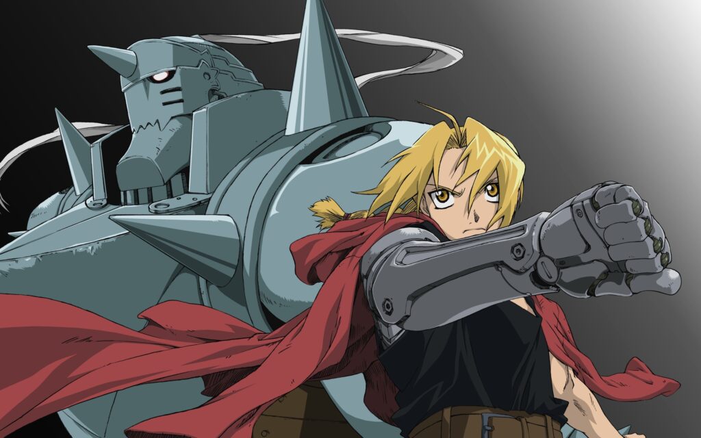 Edward e Alphonse Elric, protagonistas de Fullmetal Alchemist Brotherhood
