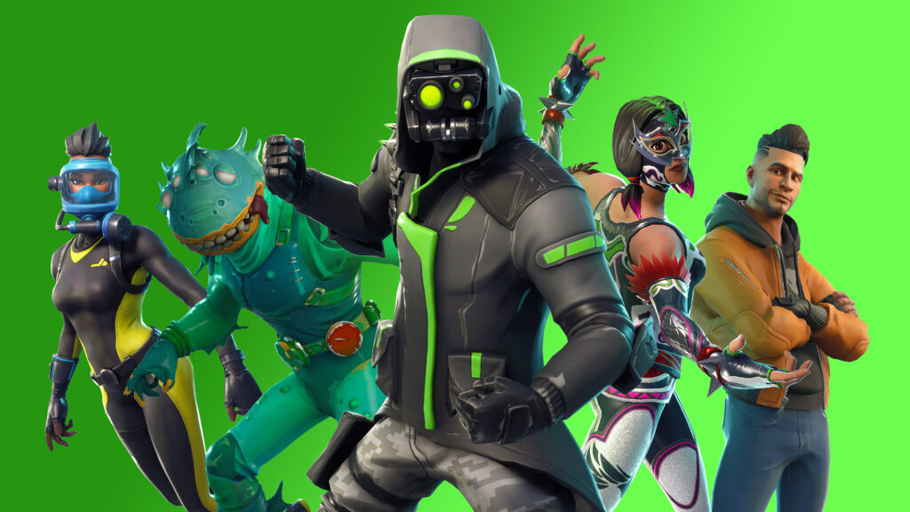 Personagens de Fortnite é um jogo gratuito para pc fraco