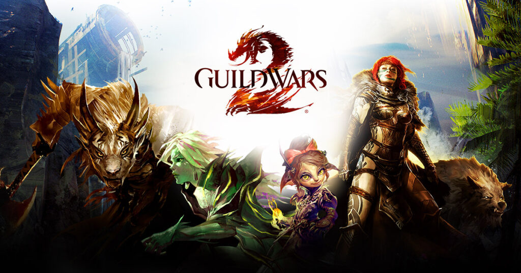 Guild Wars 2 com os personagens do jogo