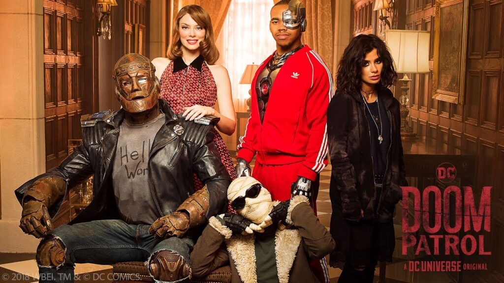 Capa da série Doom Patrol da HBO Max